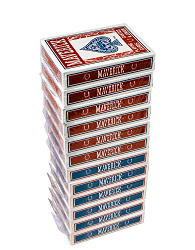  Maverick Playing Cards, Standard Index, (Pack of 12