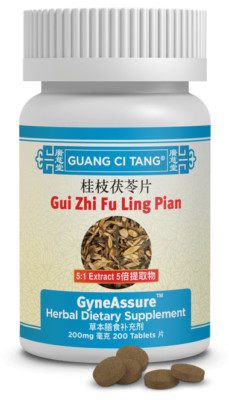 Gui Zhi Fu Ling Pian (GyneAssure )  1 bottle = 200 mg 200 Tablets
