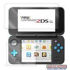 For Nintendo 2DS XL 9H Tempered Glass Screen Protector Film Top Bottom LCD Film