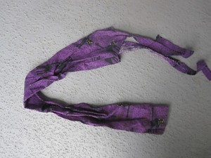 Tail Bag Handmade Purple Halloween Black Cat