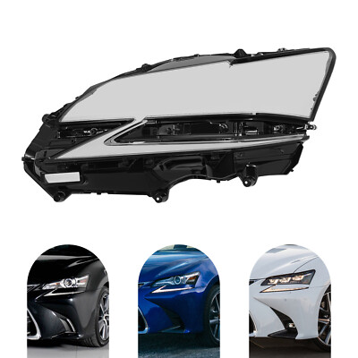 LH Front Headlight Cover For 2016-2020 LEXUS GS250 GS350 Left
