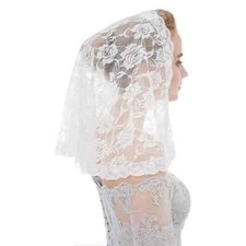Lace Mantilla Catholic Church Church Veil Exquisite Floral Embroidery