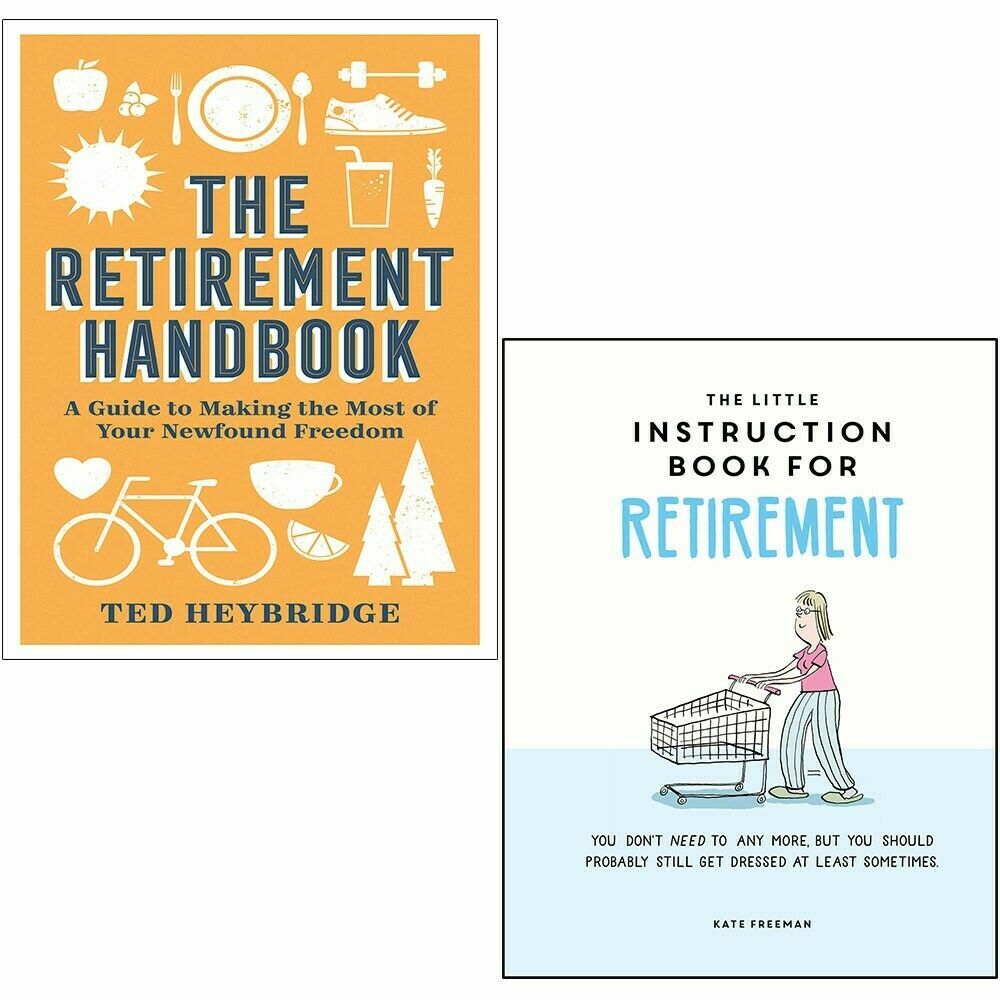 Ted Heybridge & Kate Freeman Unisex The Retirement Handbook, Little Instruction Book 2 Books Collection Set - Image 2