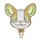 Pokemon Center Original Face Earrings - Clips Earrings ver. #17 Yamper 1 pc