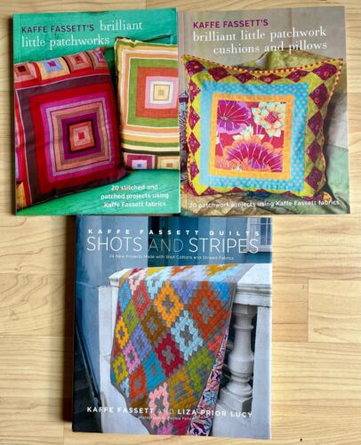 Kaffe Fassett QUILTING BOOKS Lot of 3 Quilt Instructional Patterns - Beautiful! - Picture 1 of 1