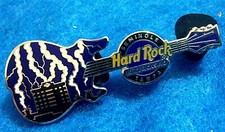 TAMPA HOTEL & CASINO THUNDER LIGHTNING STRIKES WEATHER GUITAR Hard Rock Cafe PIN