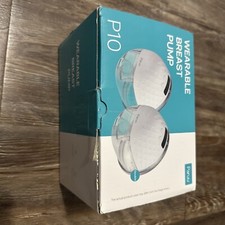 P10 Hands-Free Breast Pump Wearable, 45Kpa Strong Suction, Low Noise, 4 Modes 