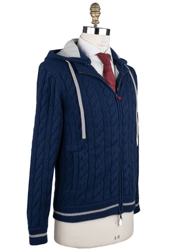 KITON BOMBER COAT 100% CASHMERE SIZE 40 US 50 EU M KCX40 - Picture 2 of 8