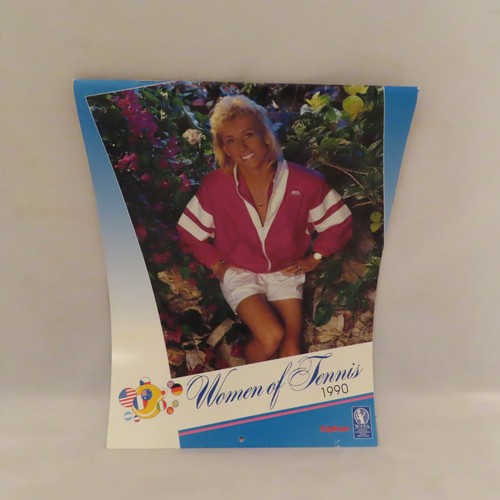 5 Calendars Vintage Women of Tennis WTA 1986 to 1990 Navratilova Evert Sabatini - Picture 6 of 8
