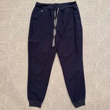 FIGS Zamora Technical Collection Navy Blue Scrub Jogger Pants W22SW2012 Large
