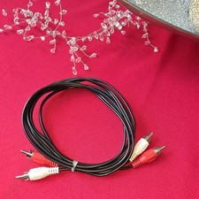 Stereo RCA Male to Male Audio Cable 1:2 Black Red White 6 ft 6 Feet