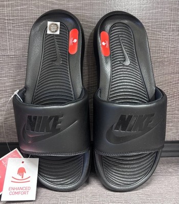 Men's Nike Victori One Slides/Sandals (Black) - Size 6