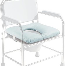 Bedside Commode Cushion, Seniors Portable Seat Cushion for Blue