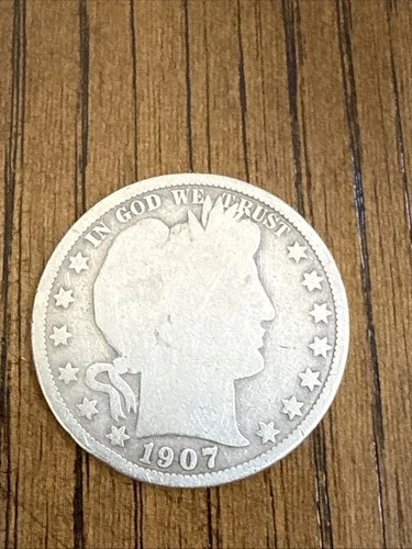 1907-O Barber Half Dollar