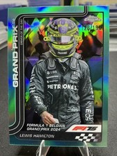 2025 Topps Chrome F1 Lewis Hamilton True Aqua Refractor /199 #135