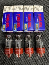 NEW Tong-Sol 6SN7GTB Matched quad set of 4 vacuum tubes, for Schiit Freya+