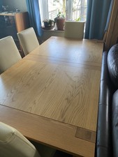 M&S Sonoma Oak Extending Dining Table for 8-10