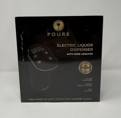 Poure Rechargeable Electric Wine & Liquor Dispenser with Aerator Touch Screen