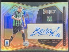 Domenico Berardi 2023-24 Panini Select Serie A Pitchside Signatures Auto #PS-DB