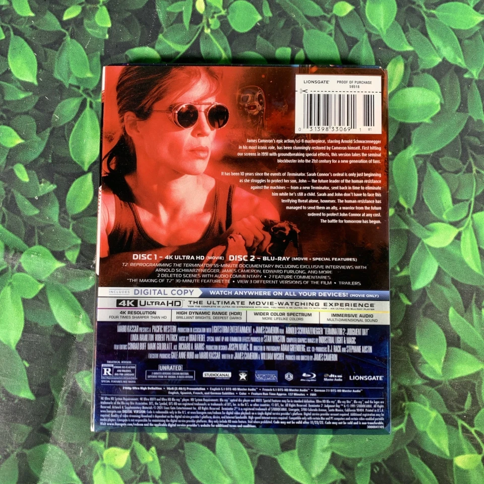 Terminator 2: Judgment Day T2 (4K + Blu-Ray) Steelbook Best Buy Exclusive OOP - Image 2 of 4