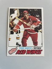 1977/78 OPC Hockey Terry Harper Card # 16 In Excellent Condition