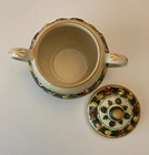Vintage Royal Adams Ivory Titian Ware Della Robia hand painted sugar bowl w/lid — photo 3