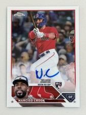 2023 Topps Chrome Update Narciso Crook Auto #RA-NC RC Rookie Boston Red Sox