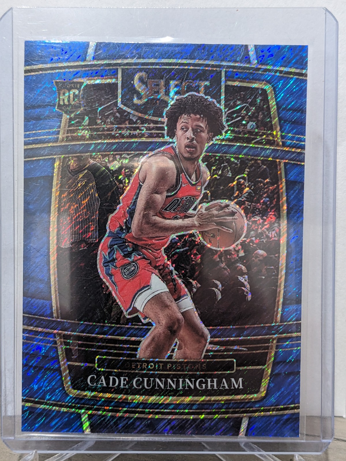 2021-22 Panini Select CADE CUNNINGHAM Blue Shimmer Concourse Prizm No. 11