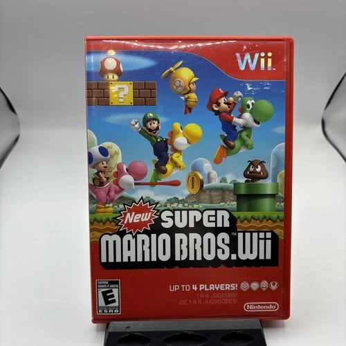 NEW SUPER MARIO BROS (Nintendo Wii)   - Tested & Working
