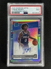 2020-21 Donruss Optic Tyrese Maxey #171 Holo Silver Rated RC Auto PSA 9 MINT