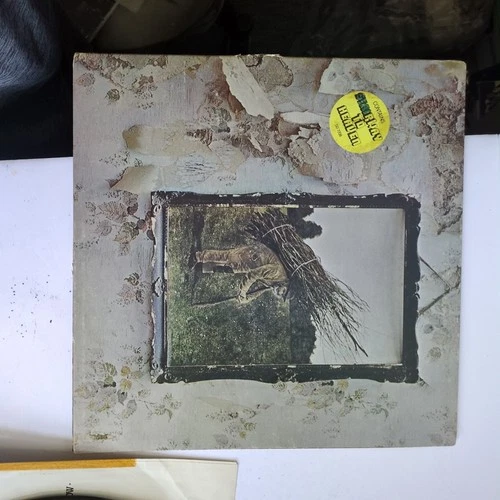 Led Zeppelin  IV Untitled 1971 LP SHRINK Atlantic SD 19129 Monarch AT/GP Piros