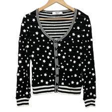 BLUGiRL BLUMARINE - Black White Women's Cardigan