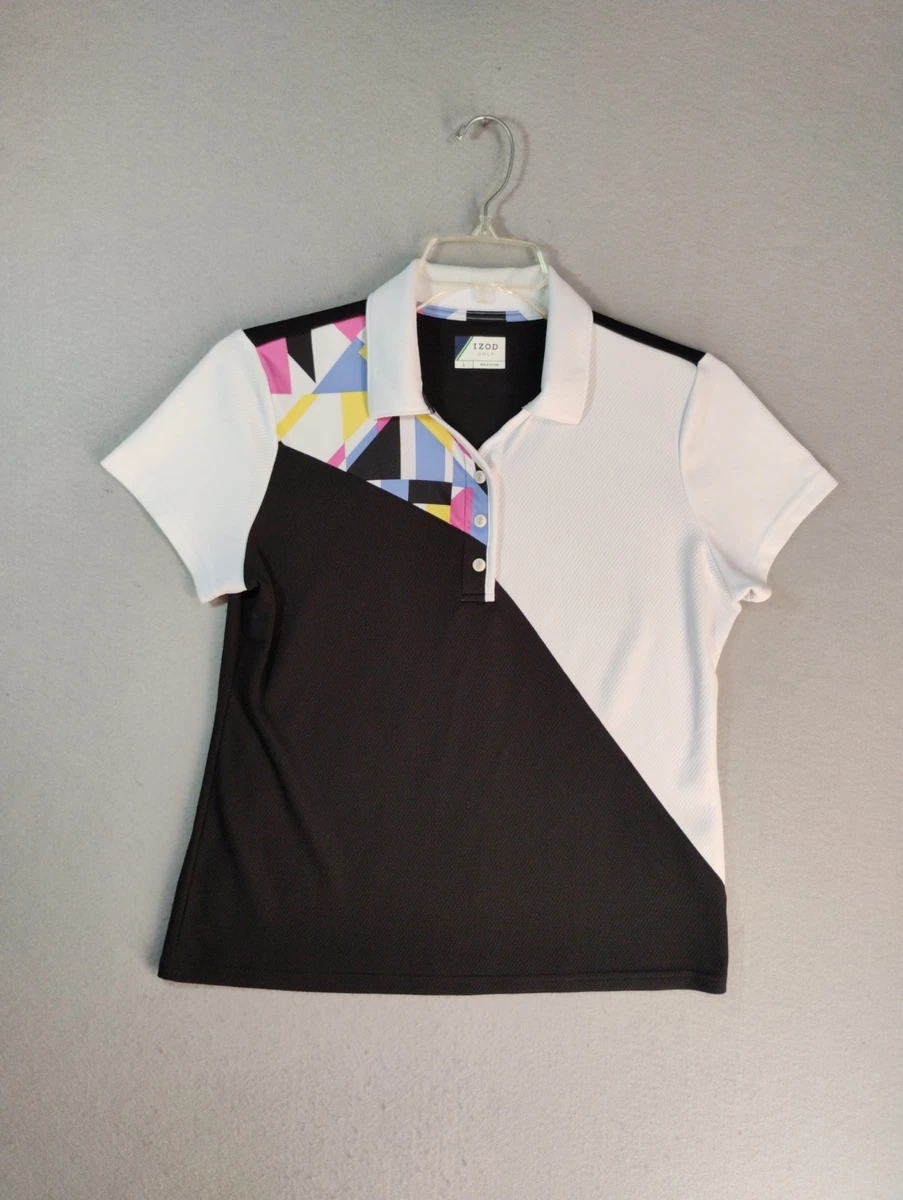 IZOD Polo à manches courtes et col de golf extensible pour