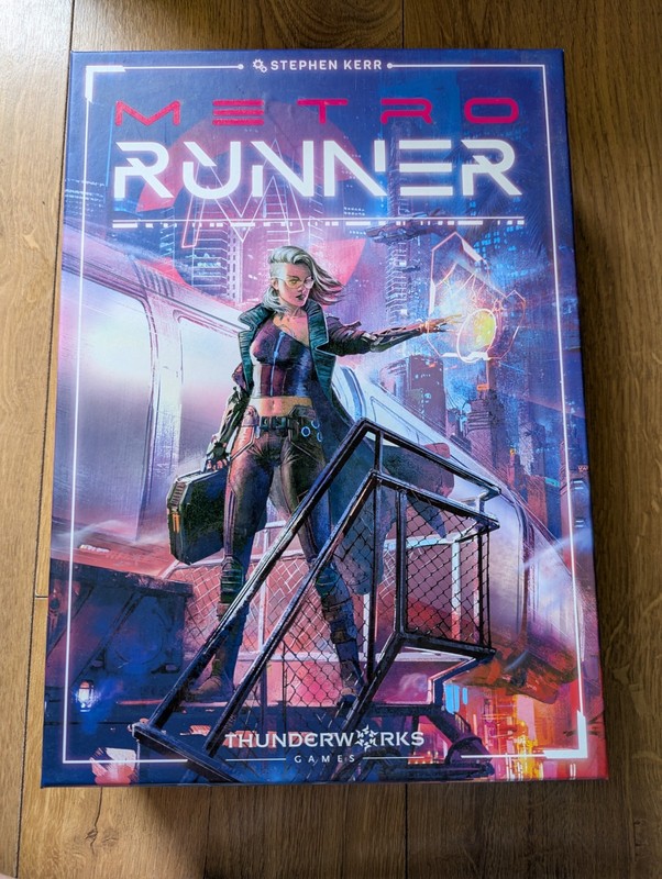 Metro Runner Board Game Kickstarter Edition (Inc Metal PANOP Tiles And Dropsite)