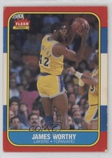1986-87 Fleer James Worthy #131 HOF 2s2