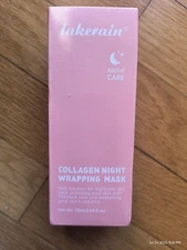 Collagen Night Mask Korean Peel Off Hydrating Overnight Cream Night Wrap 2.54foz