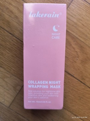 Collagen Night Mask Korean Peel Off Hydrating Overnight Cream Night Wrap 2.54foz