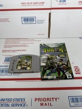 Turok: Dinosaur Hunter (Nintendo 64, 1997) With Original Manual