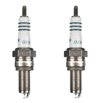 DENSO Zündkerze IU27D Iridium 2er (für: Kawasaki Vulcan 650 S ABS EN650A 15-16 )