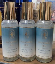 Eucalyptus Pine LOT OF 3 ESSENTIAL OIL Mist SPRAY BATH  BODY WORKS AROMATHERAPY