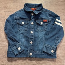 7 For All Mankind Toddler Denim Jacket 2T Blue Denim Jean Coat Button