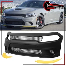 Fits 15-23 Dodge Charger SRT Hellcat Front Bumper Cover Conversion Unpainted PP