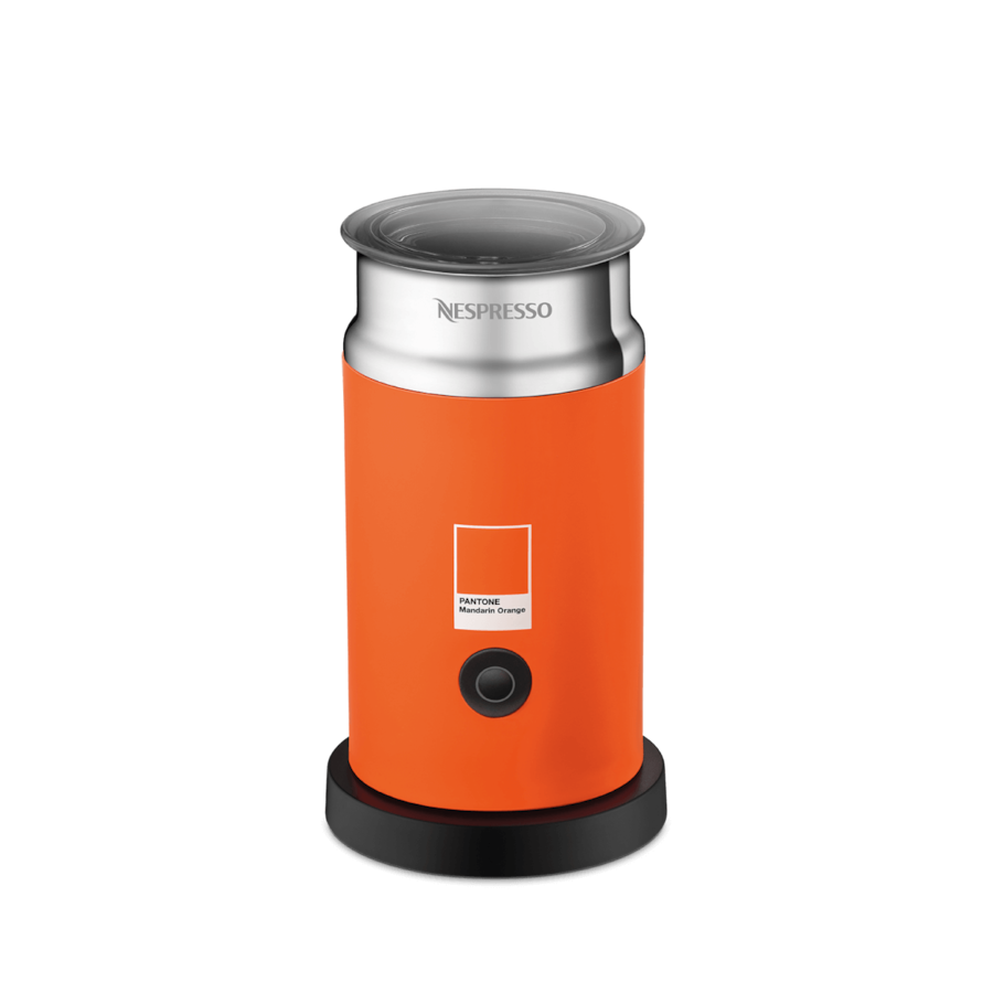 Limited Edition Pantone Orange Nespresso Aeroccino 3 Milk Frother