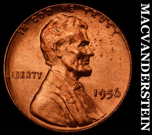 1956 Lincoln Wheat Cent-Choice Gem BU Lustrous No Reserve #i6548