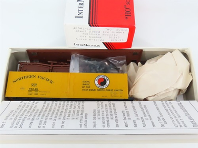 #ad HO Scale InterMountain Kit 40502 12 NP Northern Pacific Ice Bunker Reefer #91249 $24.95