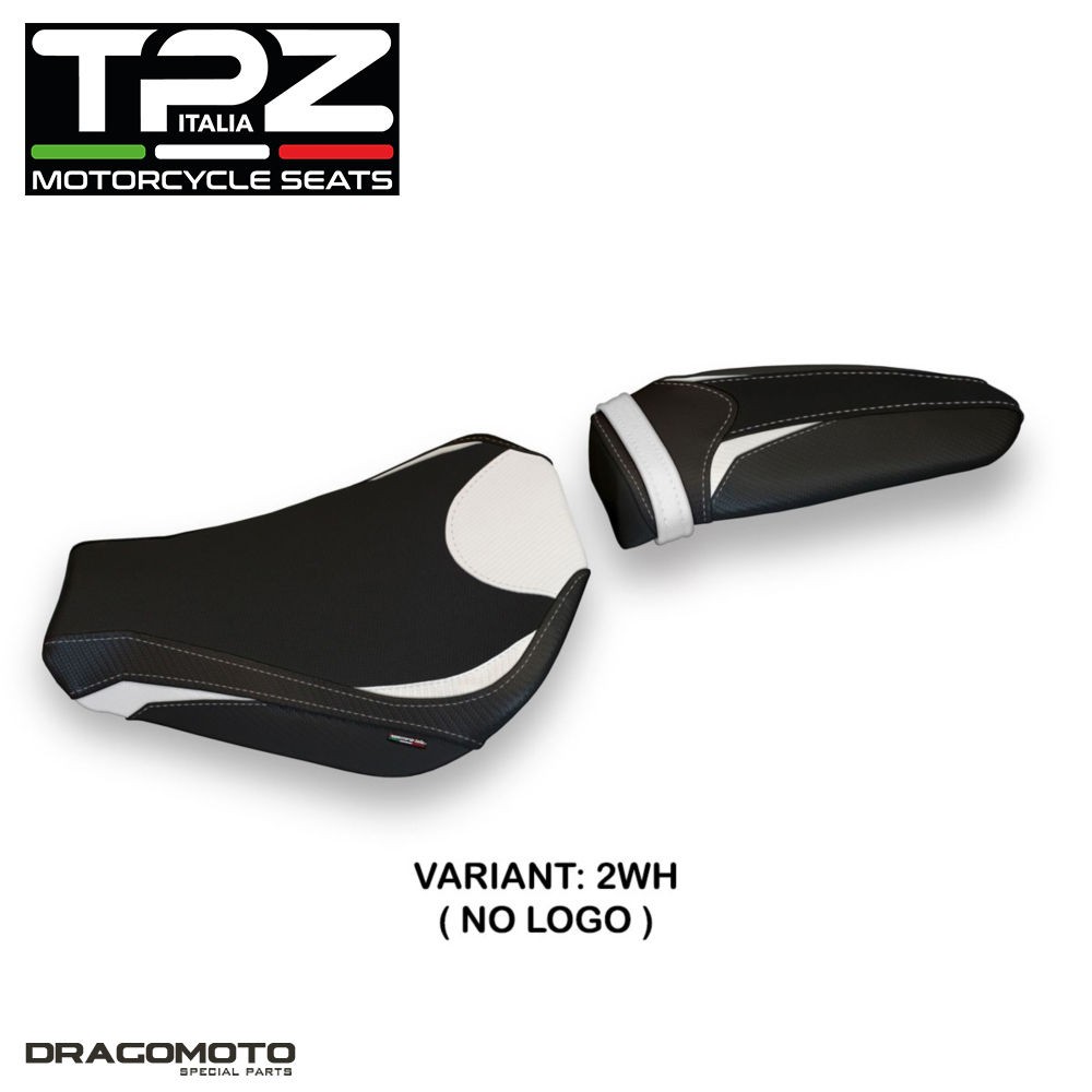 MV AGUSTA F4 2010-2020 Sattelbezüge MVF4G1-2WH-3 TPZ weiß