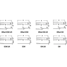 CCW 00780803 Rotary Cutter Blade Fits Rhino Models: SE7 (10039 ), TW84