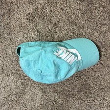 Nike Hat Cap Strap Back One Size Aqua Blue Heritage86 Embroidered Swoosh girls