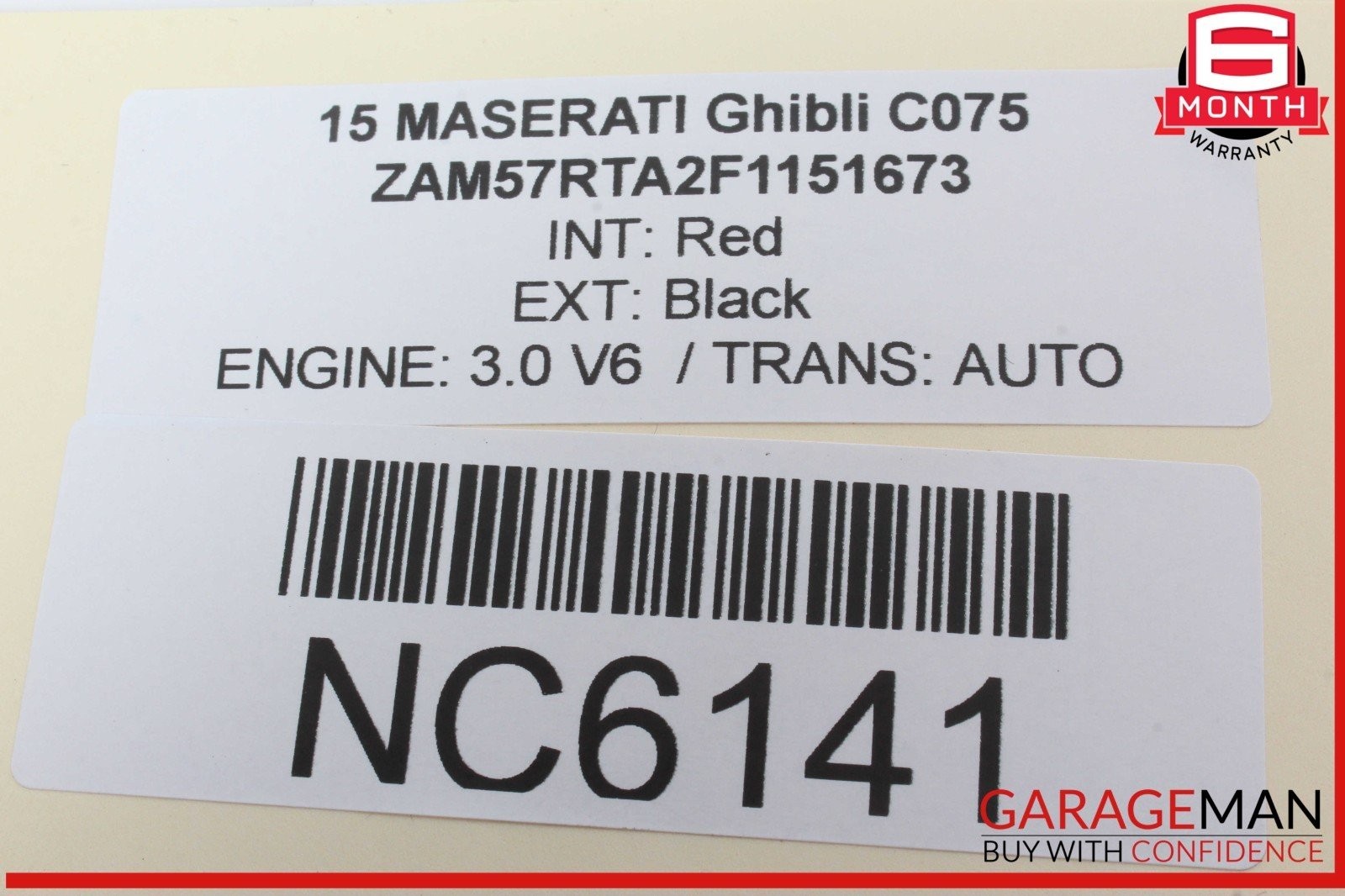 Maserati Ghibli 2014-2020 REAR+RIGHT+INNER Tail light
