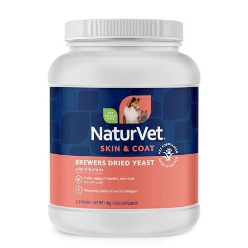 NaturVet Brewer's Dried Yeast Powder for Dogs & Cats - Suppo